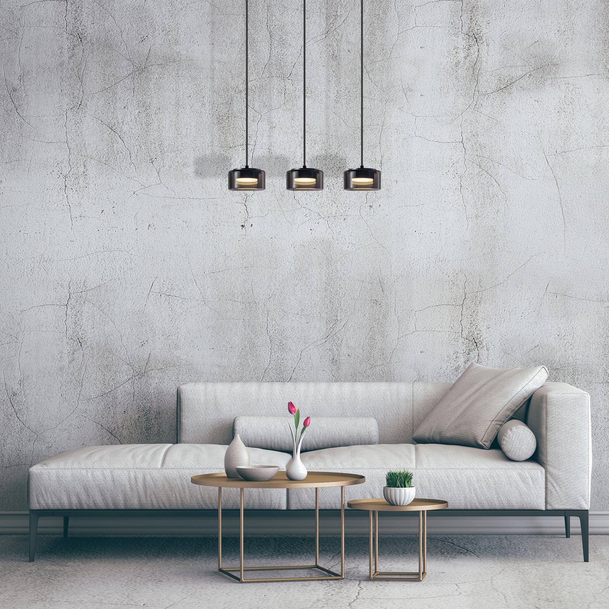Lampa wisząca Ofelia 3xGX53 czarna 7