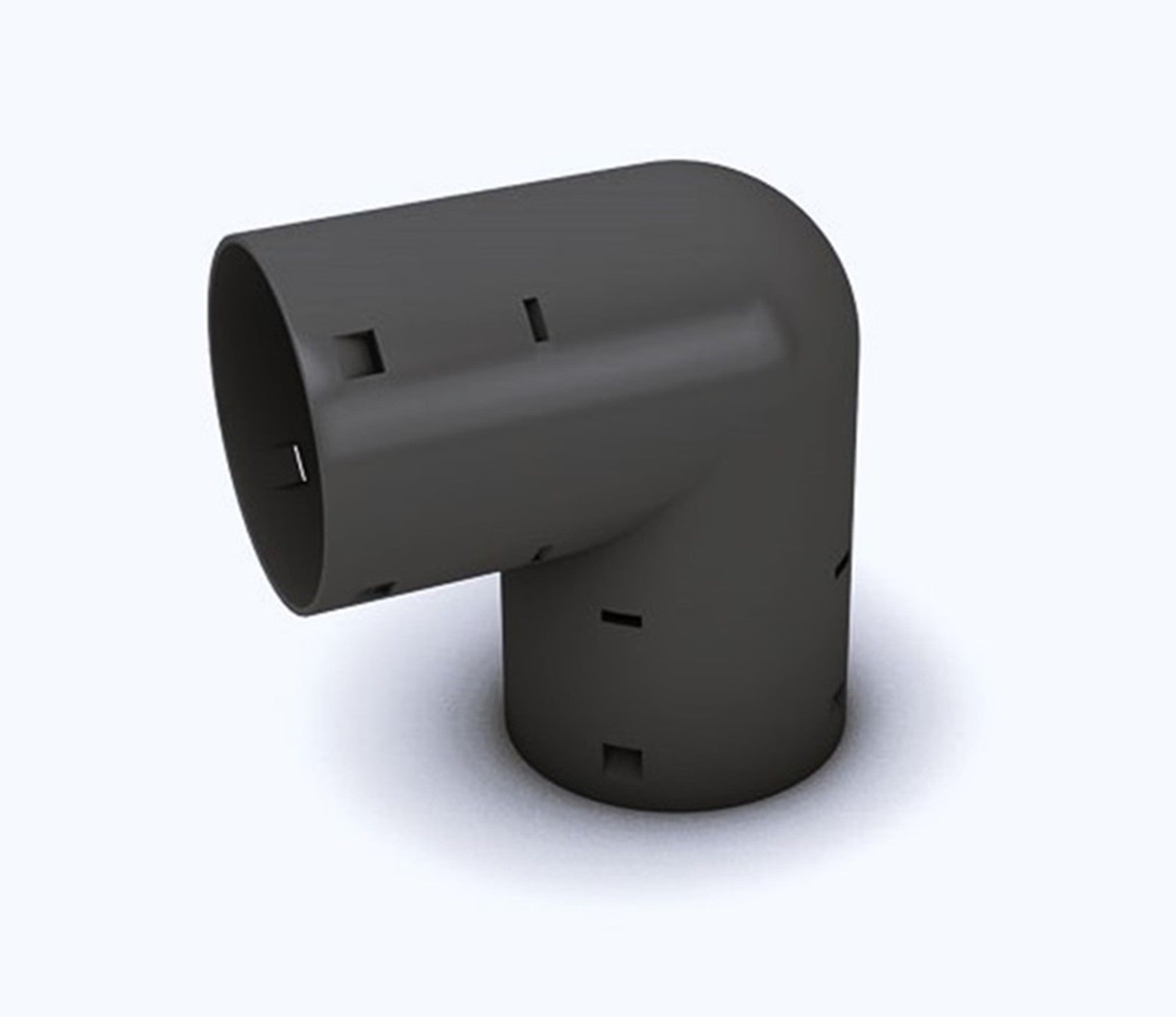 Kolano drenarskie fi 100 mm, kąt 90° PVC Scala Plastics