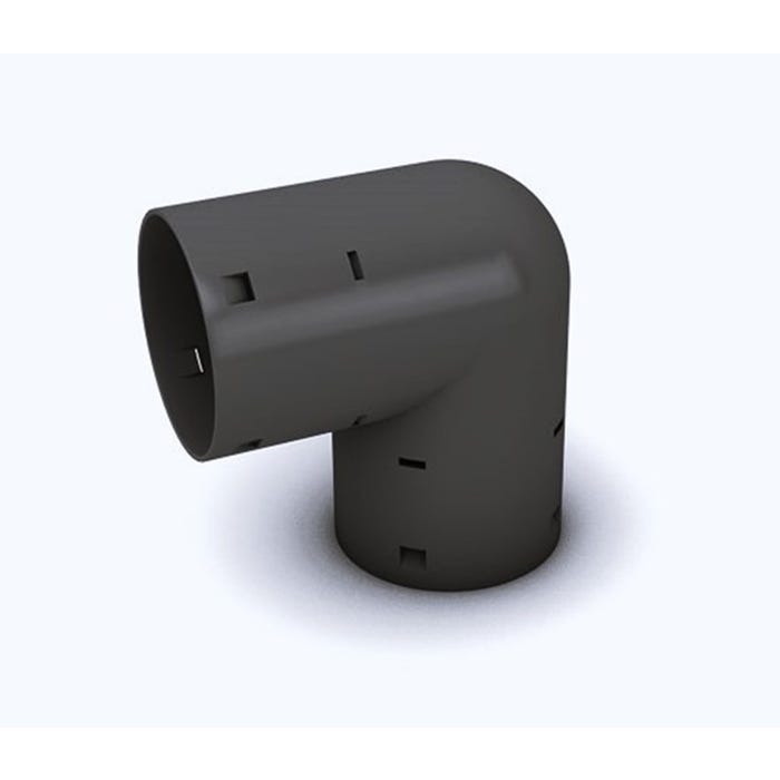 Kolano drenarskie fi 100 mm, kąt 90° PVC Scala Plastics