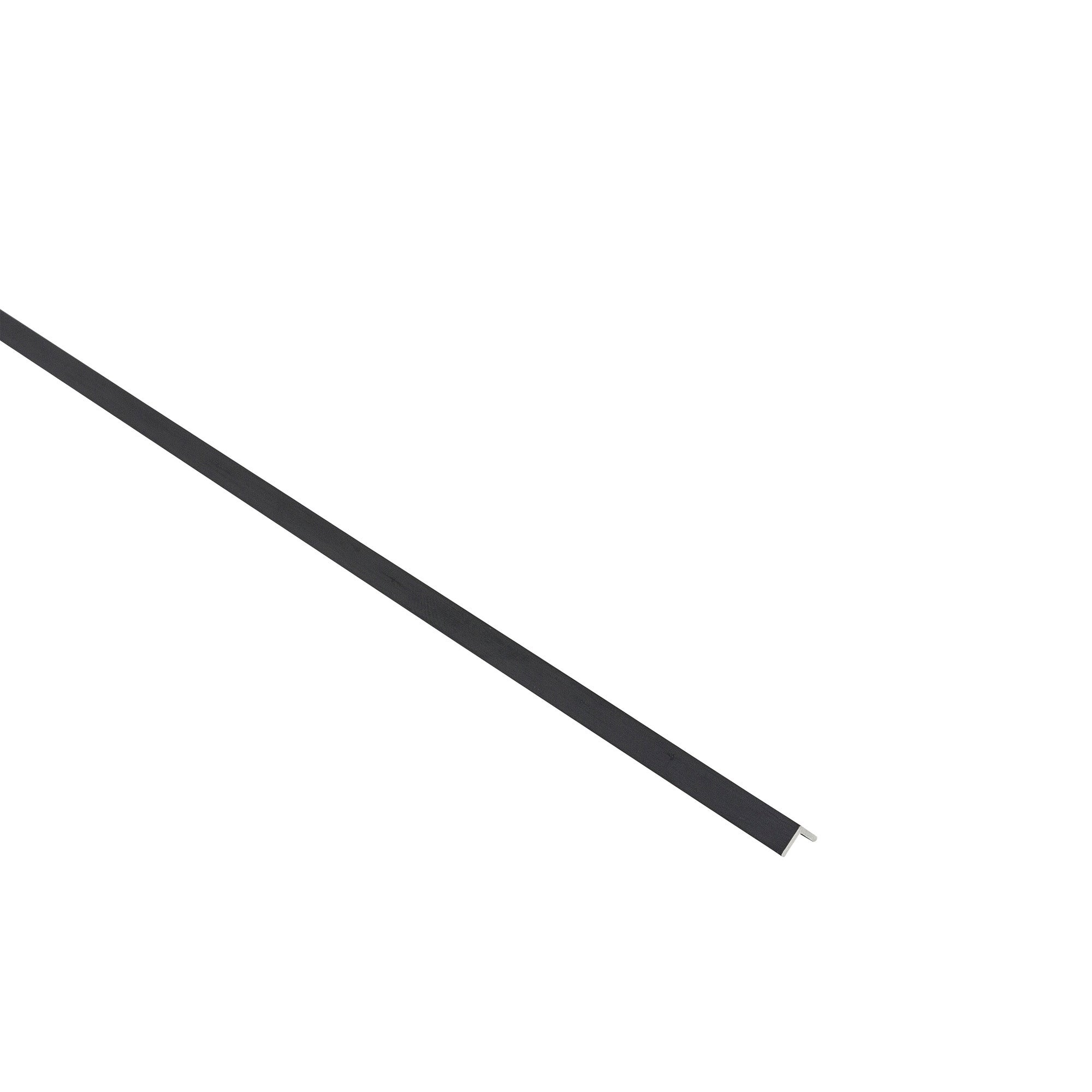 Kątownik aluminiowy czarny szczotkowany 5x5x1mm 1m