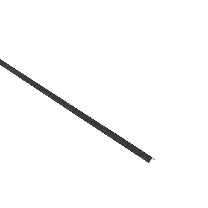 Kątownik aluminiowy czarny szczotkowany 5x5x1mm 1m