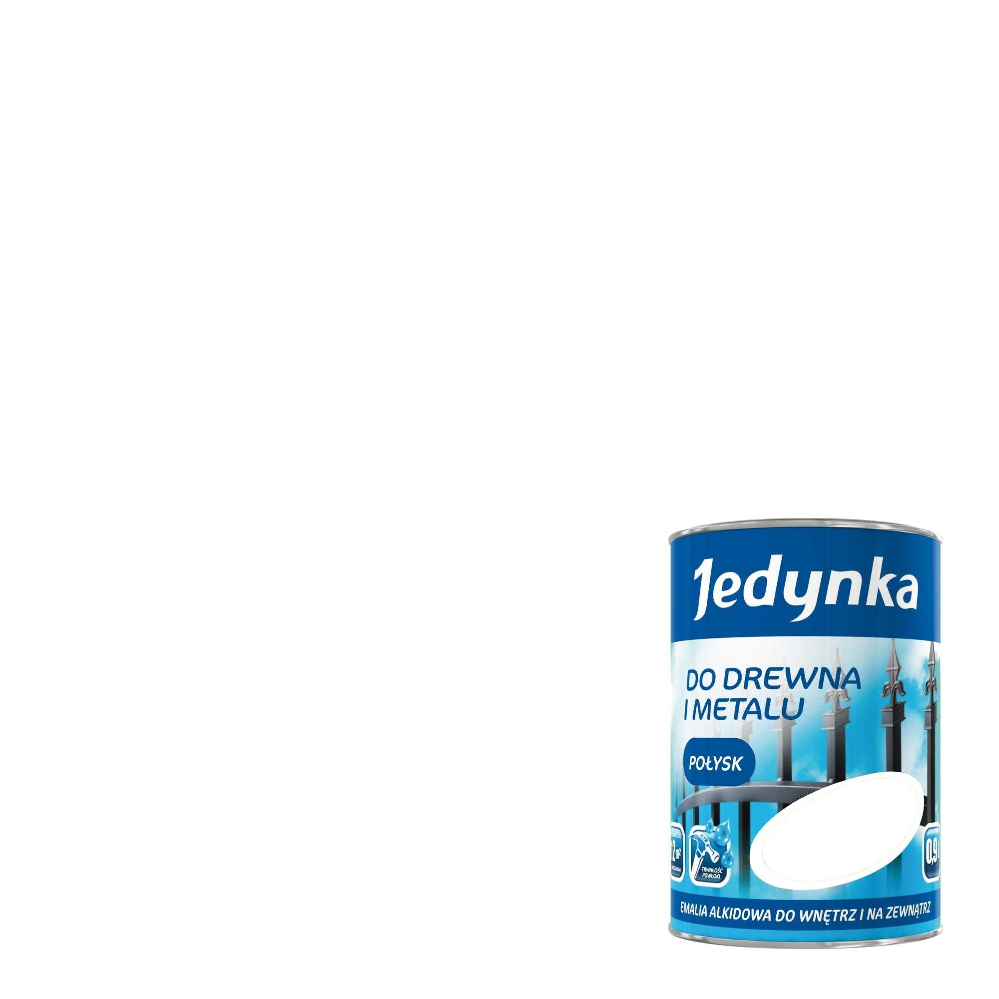 Emalia alkidowa Jedynka biały 0,9l 1