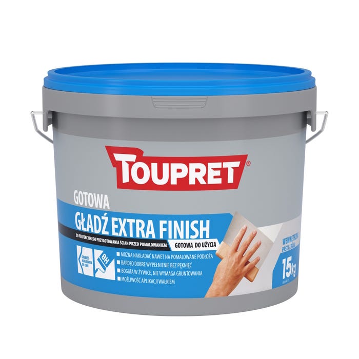 Gotowa gładź Extra Finish Toupret 15kg