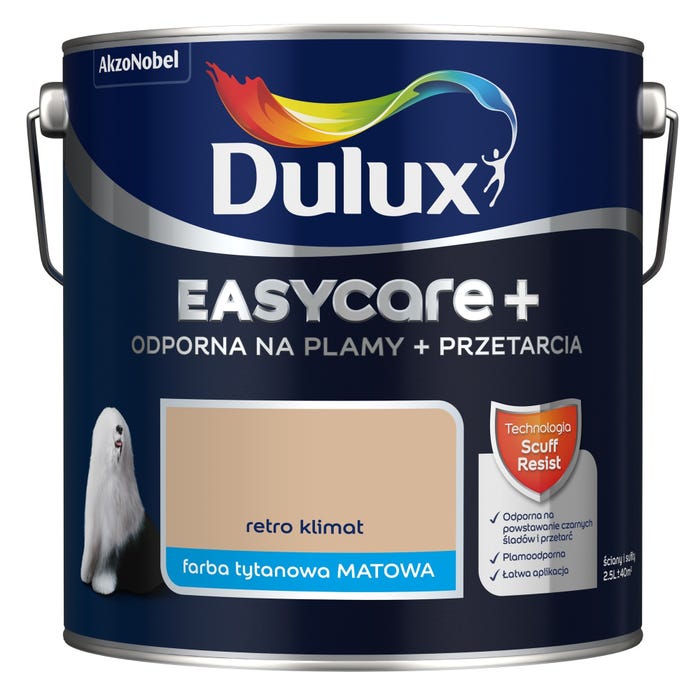 Farba Dulux EasyCare + retro klimat 2,5l