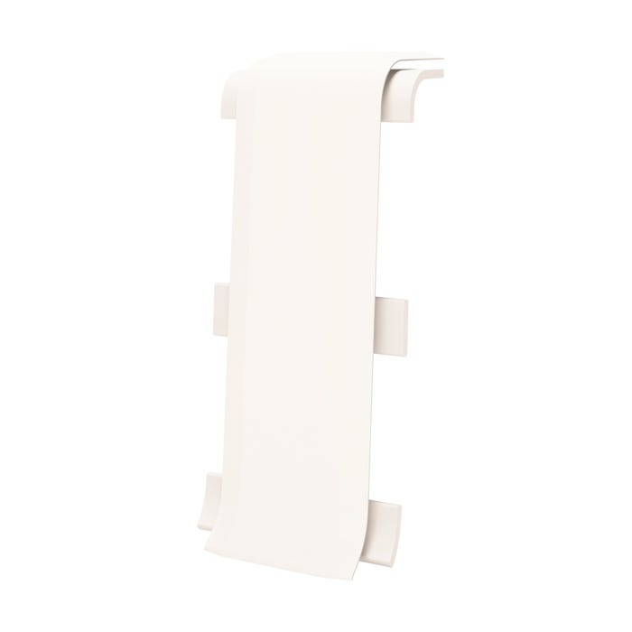 Łącznik do listew przypodłogowych Esquero Duo 650 115x55x21mm biały