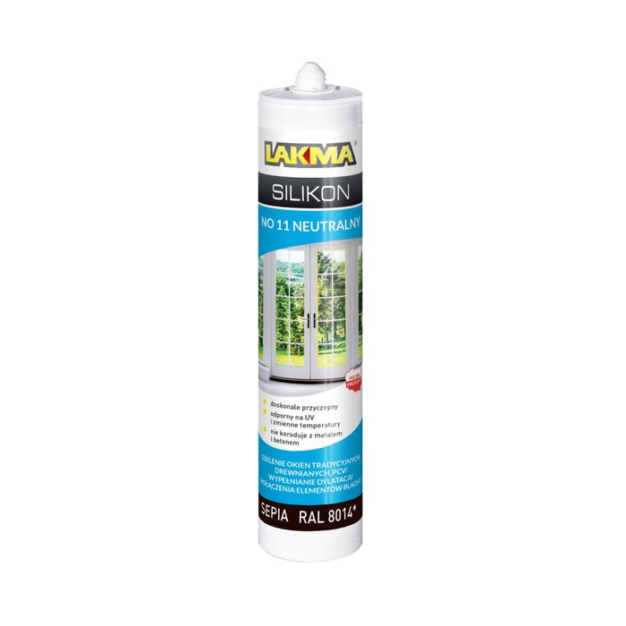 Silikon neutralny Lakma sepia 300ml