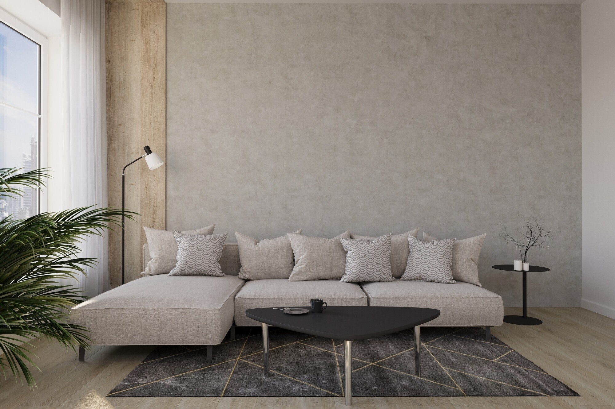 Płytka ścienna Spectra Wall Kacyt Beżowy 4,0 mm 120x60 1