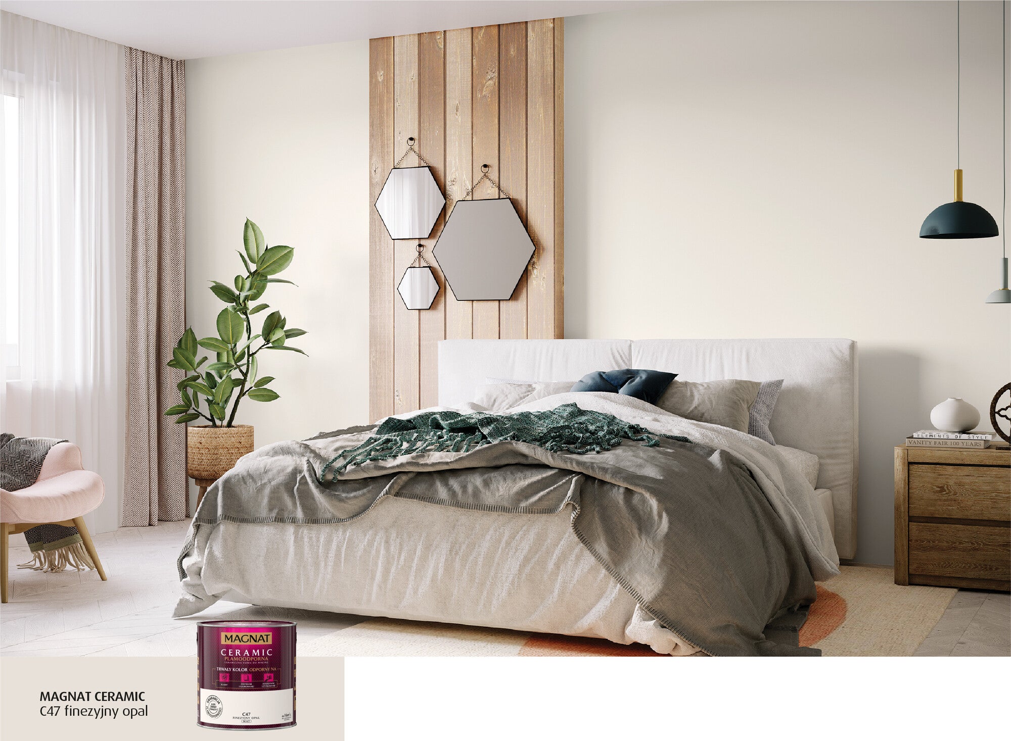 Farba Magnat Ceramic finezyjny opal 2,5l 1