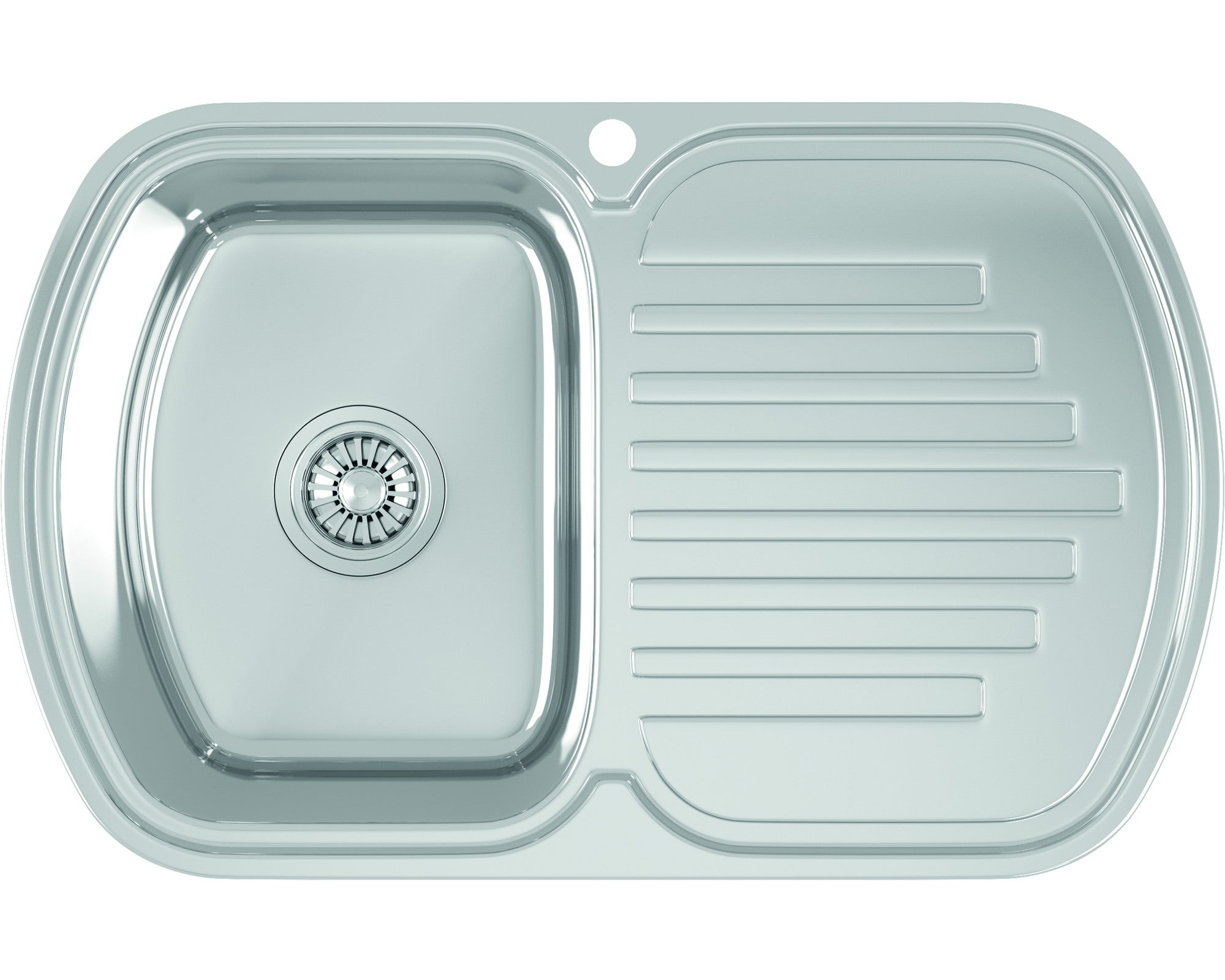 Zlewozmywak stalowy Kuchinox  Jasper 49 x 77cm 