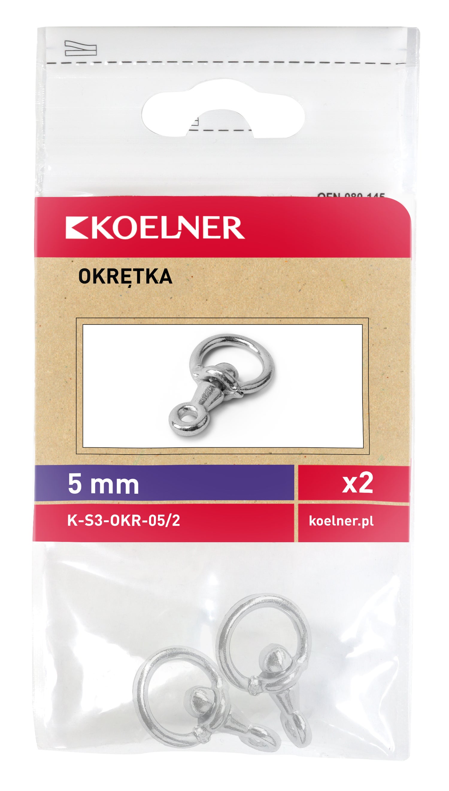 Okrętka super 5 mm (2 szt.) 1