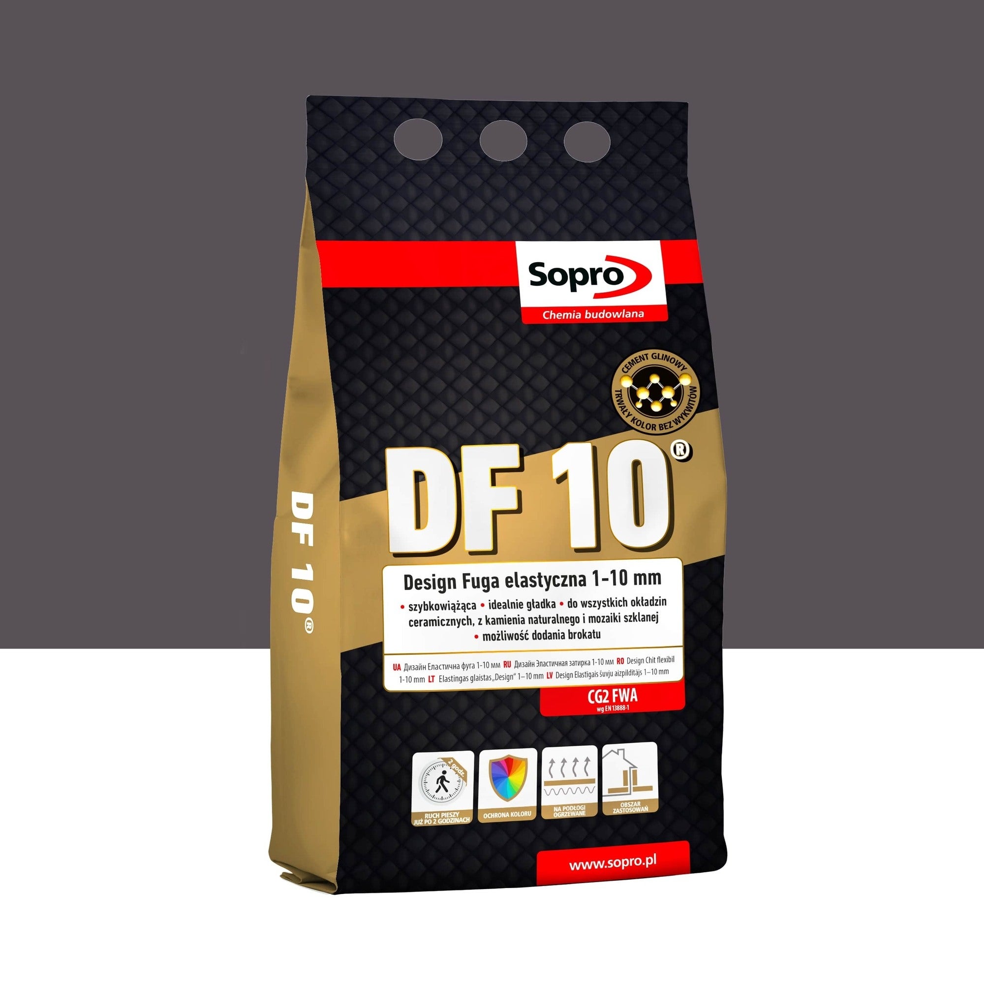 Fuga elastyczna Sopro DF10 ANTRACYT 66 4kg