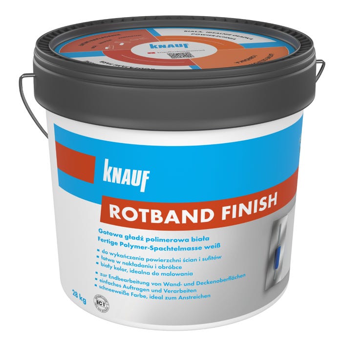 Gładź polimerowa Knauf Rotband Finish 28 kg