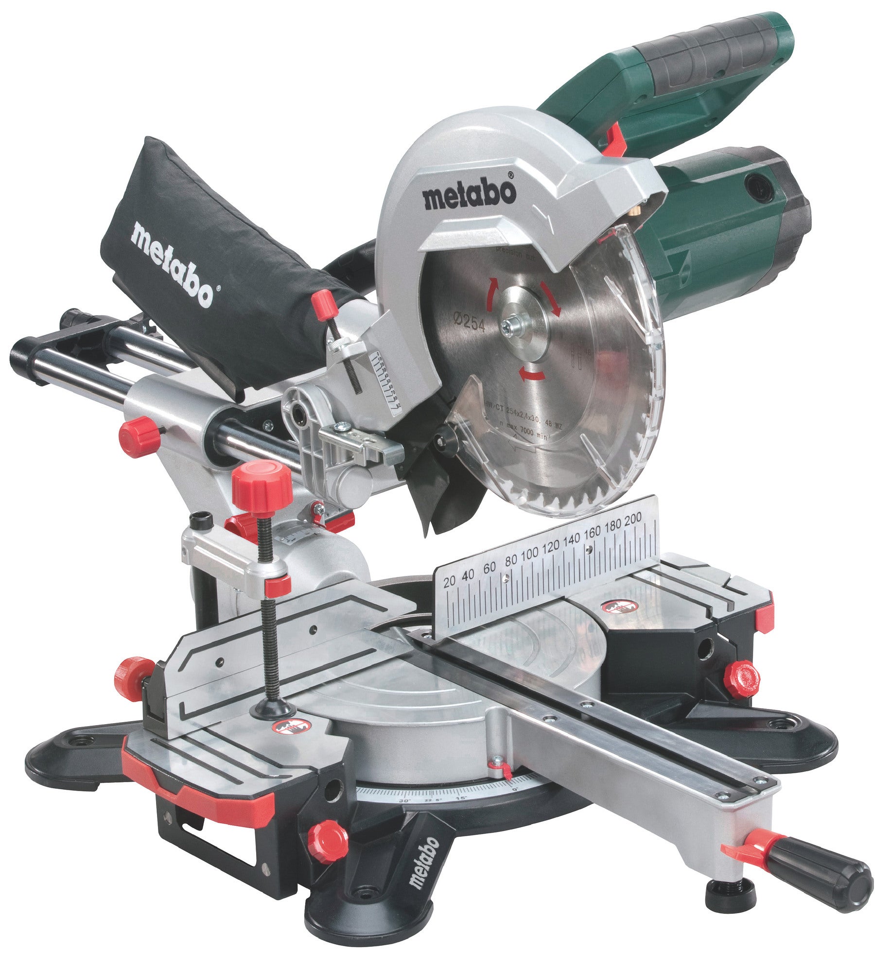 Pilarka ukosowa z posuwem 1800W 254 mm KGS 254 M Metabo 0