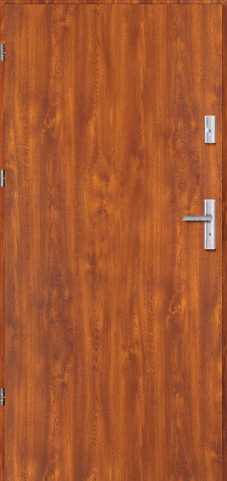 Drzwi wejściowe Vivo 80 cm, lewe, złoty dąb 1