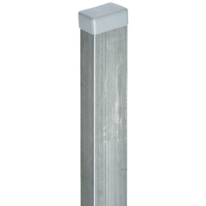 Słupek do paneli ogrodzeniowych 3D ocynk, 240 cm/ 60x40 mm