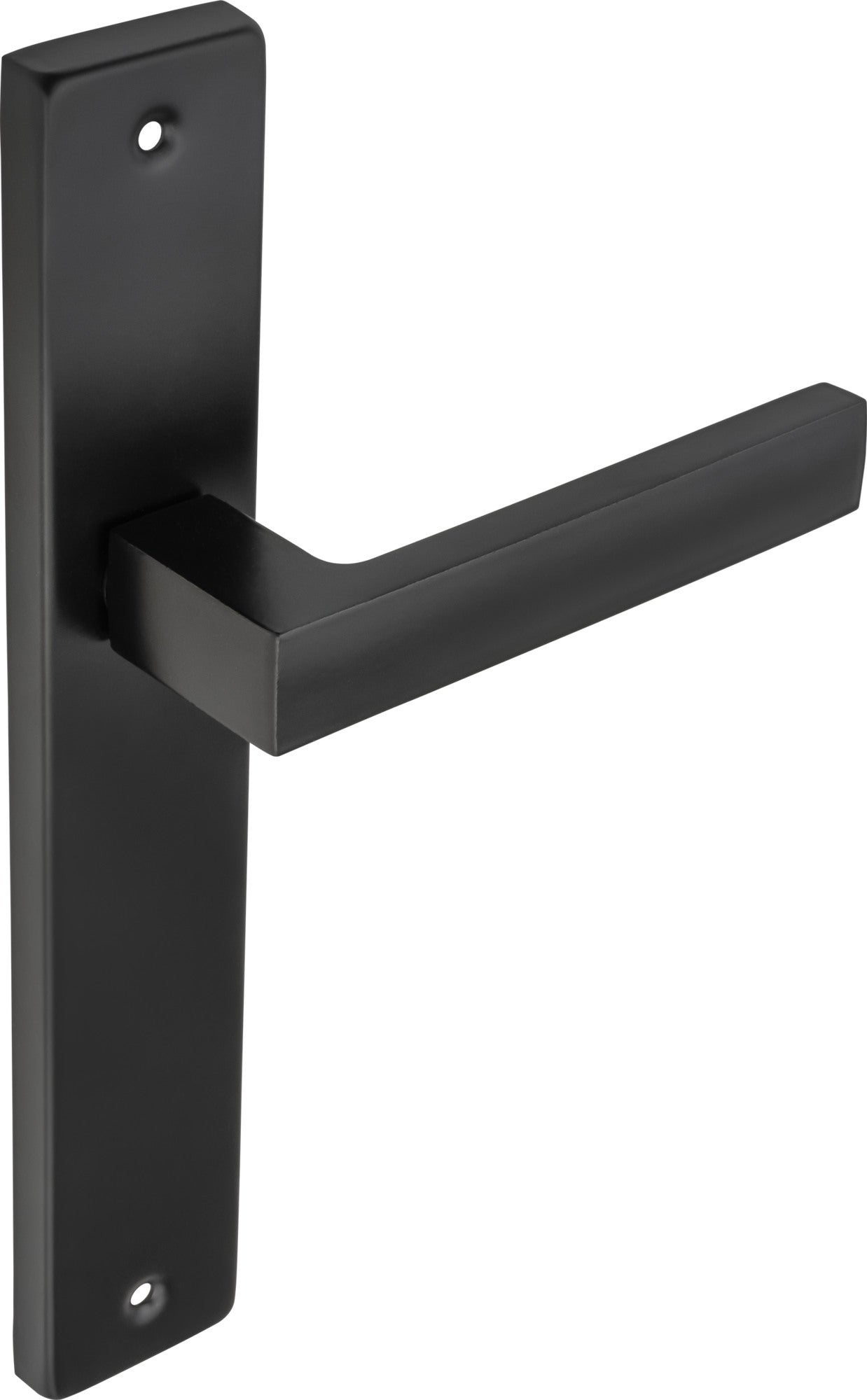 Klamka Cubus z długim pełnym szyldem czarny