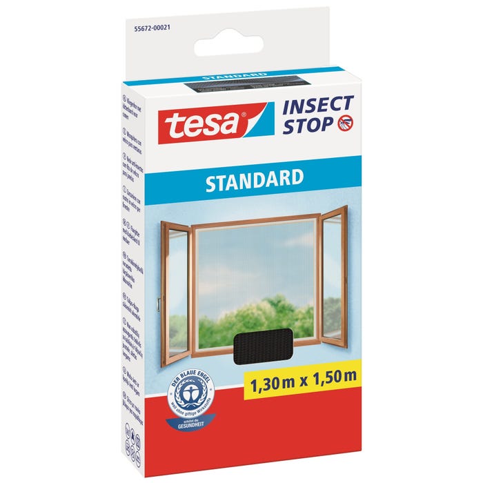 Moskitiera przeciw owadom Tesa 130x150cm czarna