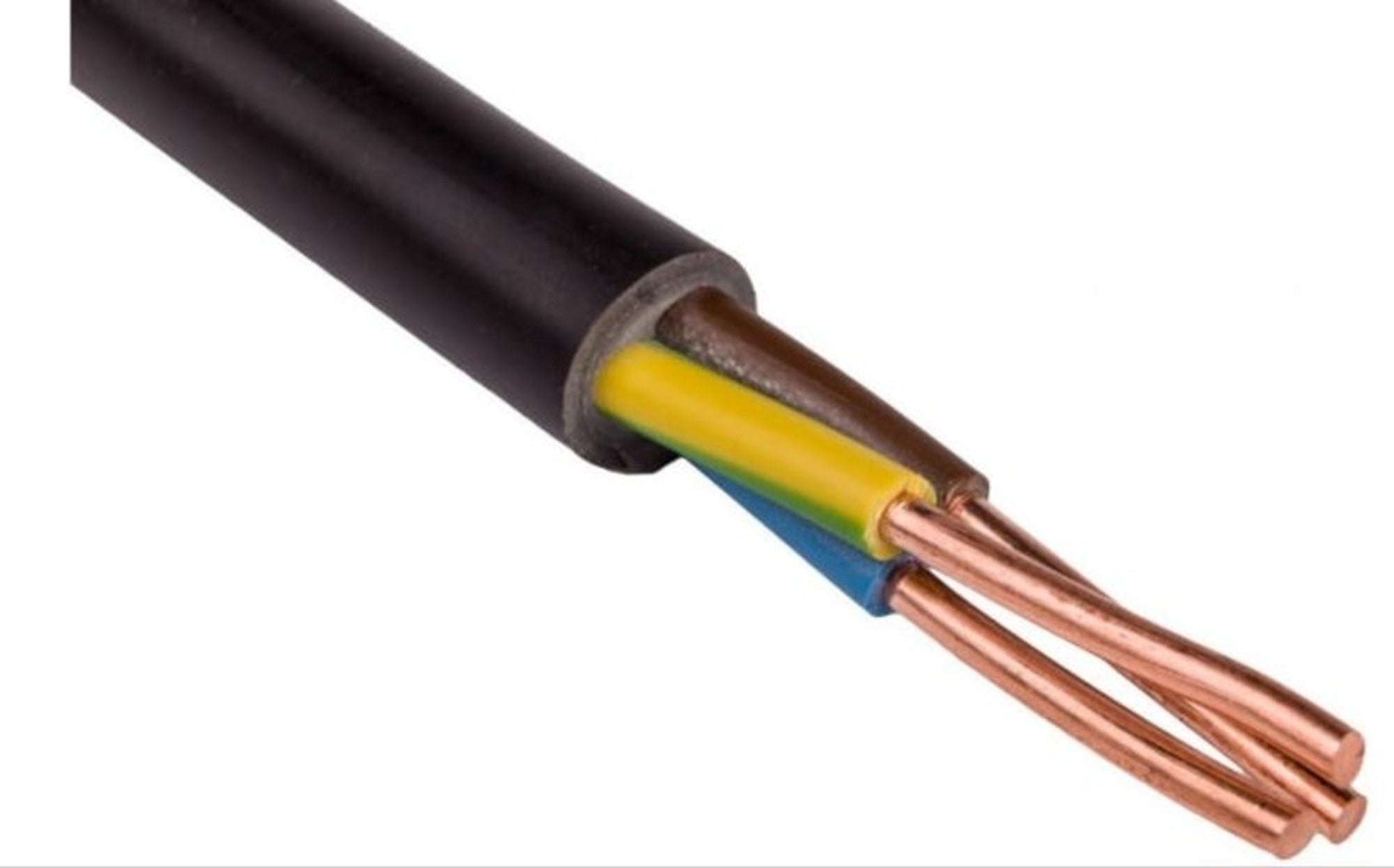 Kabel ziemny YKY 3x1,5mm2 żo 0,6/1kV 1m 0