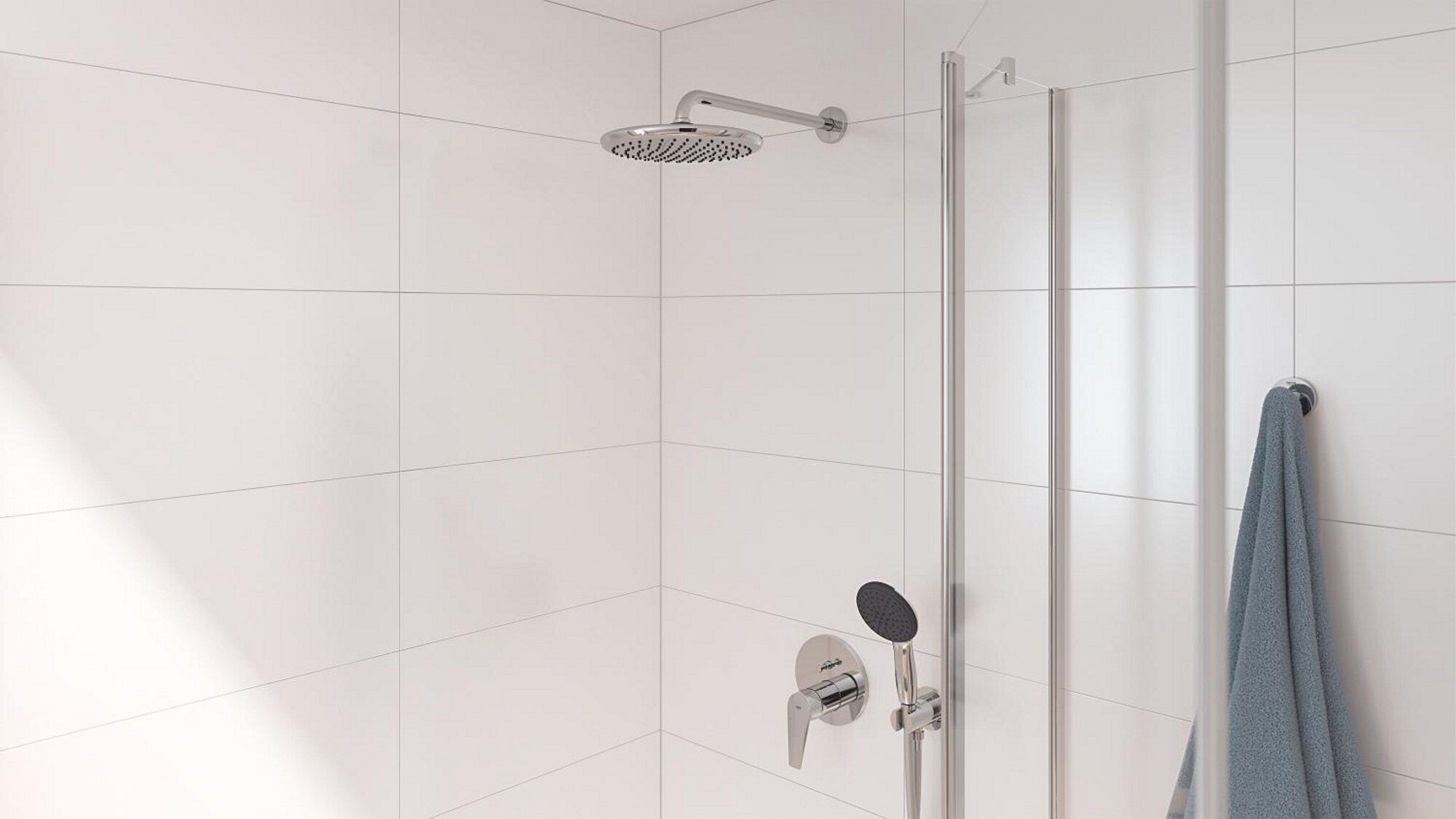 Zestaw prysznicowy punktowy Grohe Start Edge chrom 1