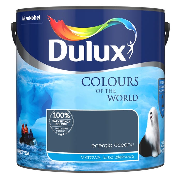Farba Dulux Kolory Świata energia oceanu 2,5l
