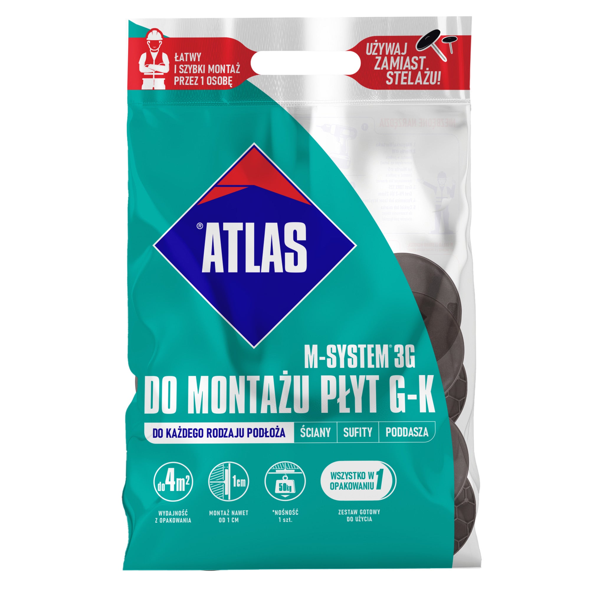 Łączniki do mocowania płyt Atlas M-system 3G 150 mm