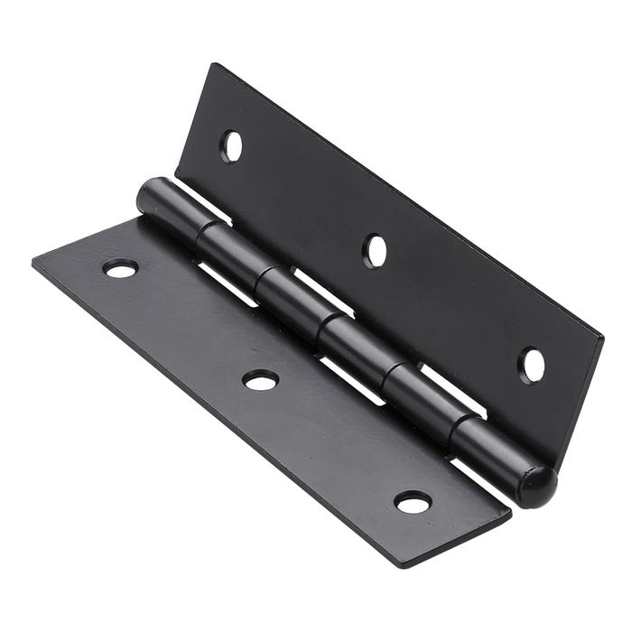 Zawias 100x50 mm stalowy czarny (2 szt.)