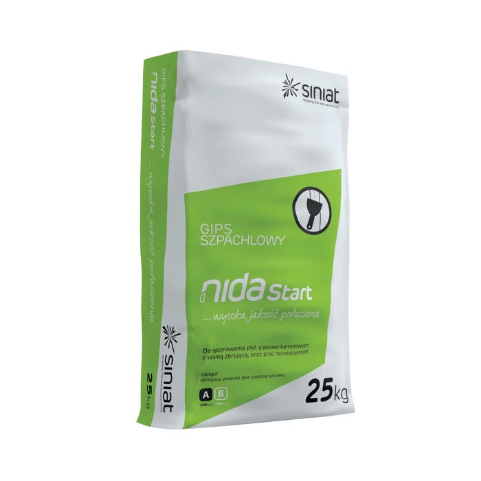 Gips szpachlowy Nida Start 25 kg