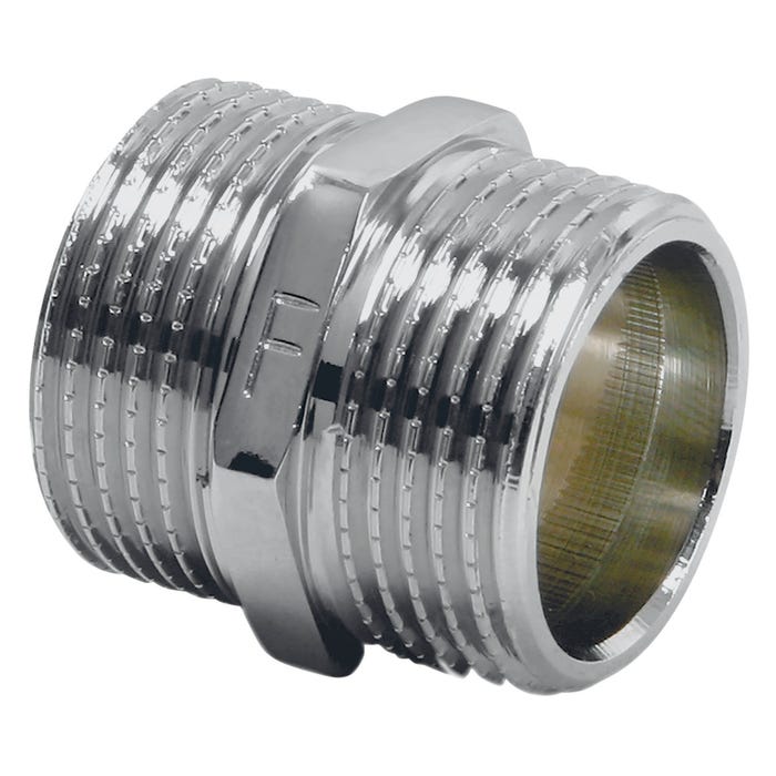 Nypel mosiężny 3/8" chrom