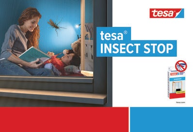 Moskitiera przeciw owadom Tesa 120x 220cm czarna 1