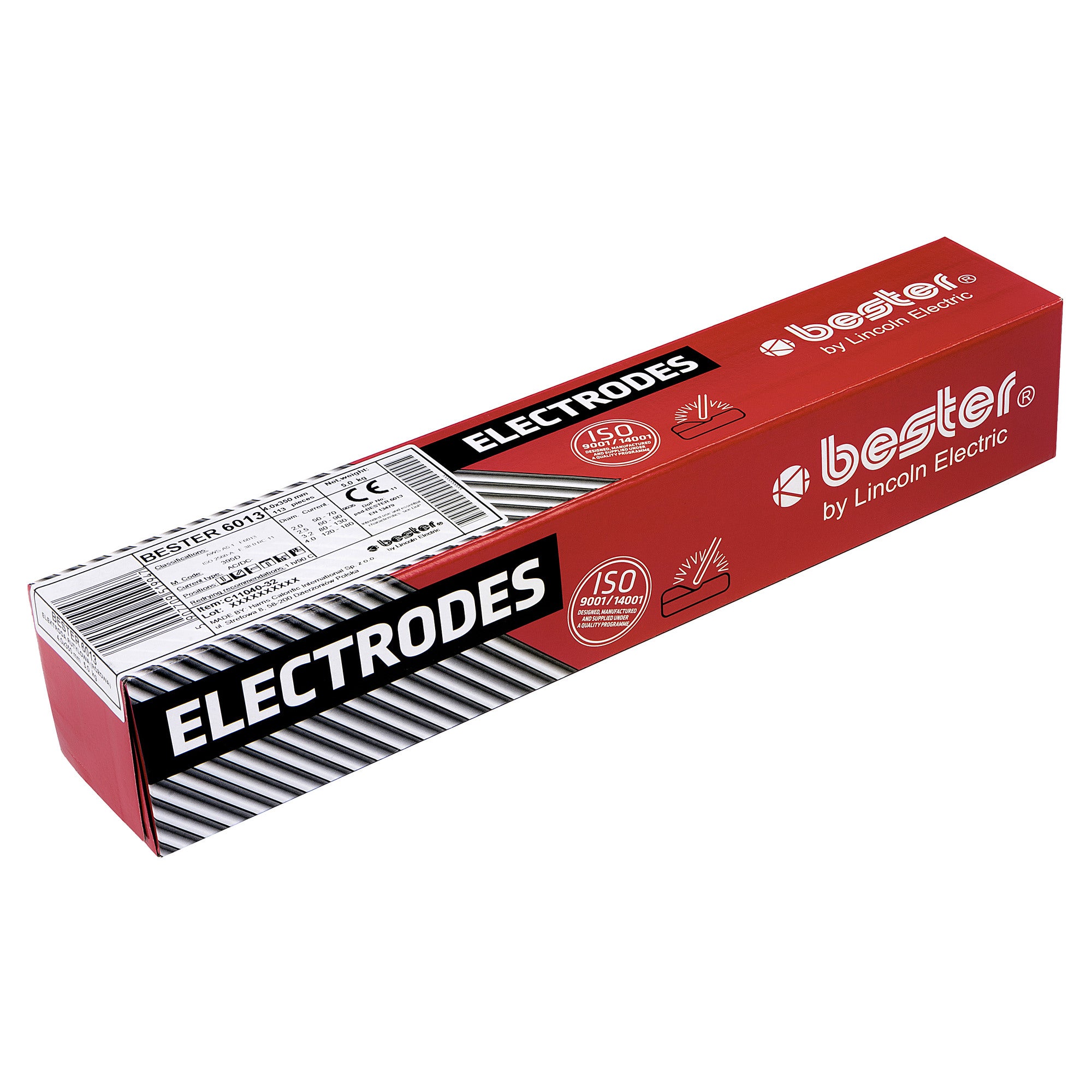 Elektrody rutylowe 6013 4,0 mm Bester, 5,0 kg