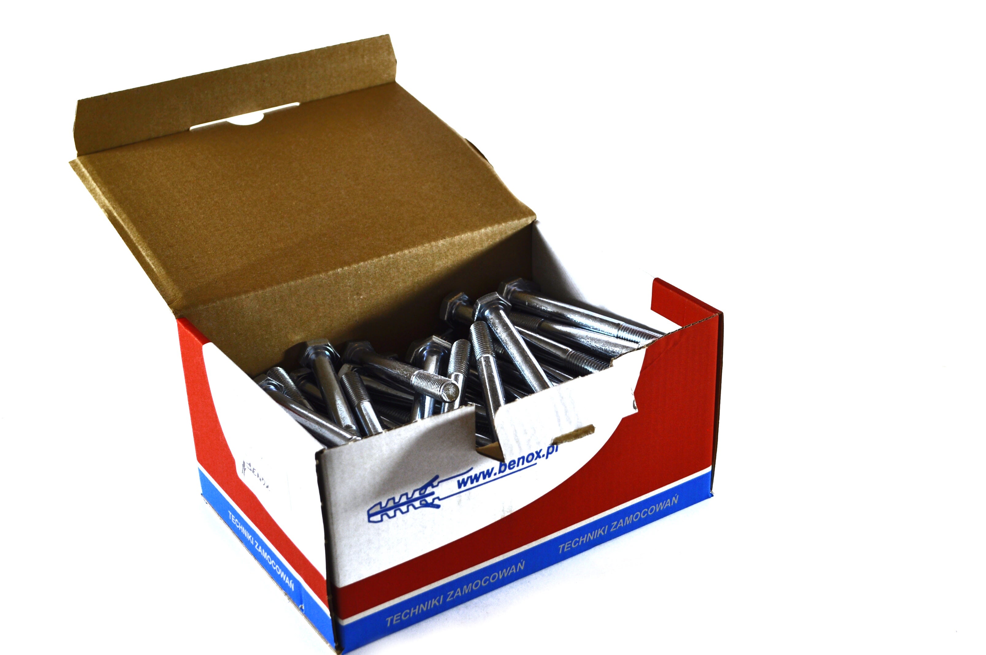 Śruba metryczna z łbem 6-kątnym 10x100 klasa 8.8 DIN 931 5 kg 1