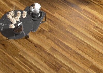 Gres szkliwiony Smartwood brown 19.3x120.2 cm 1.16 m2 4