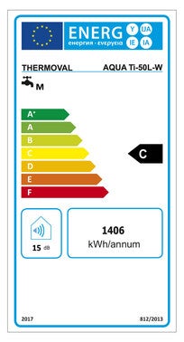 Elektryczny ogrzewacz wody Aqua-Ti 50 L-W, wifi, slim 1