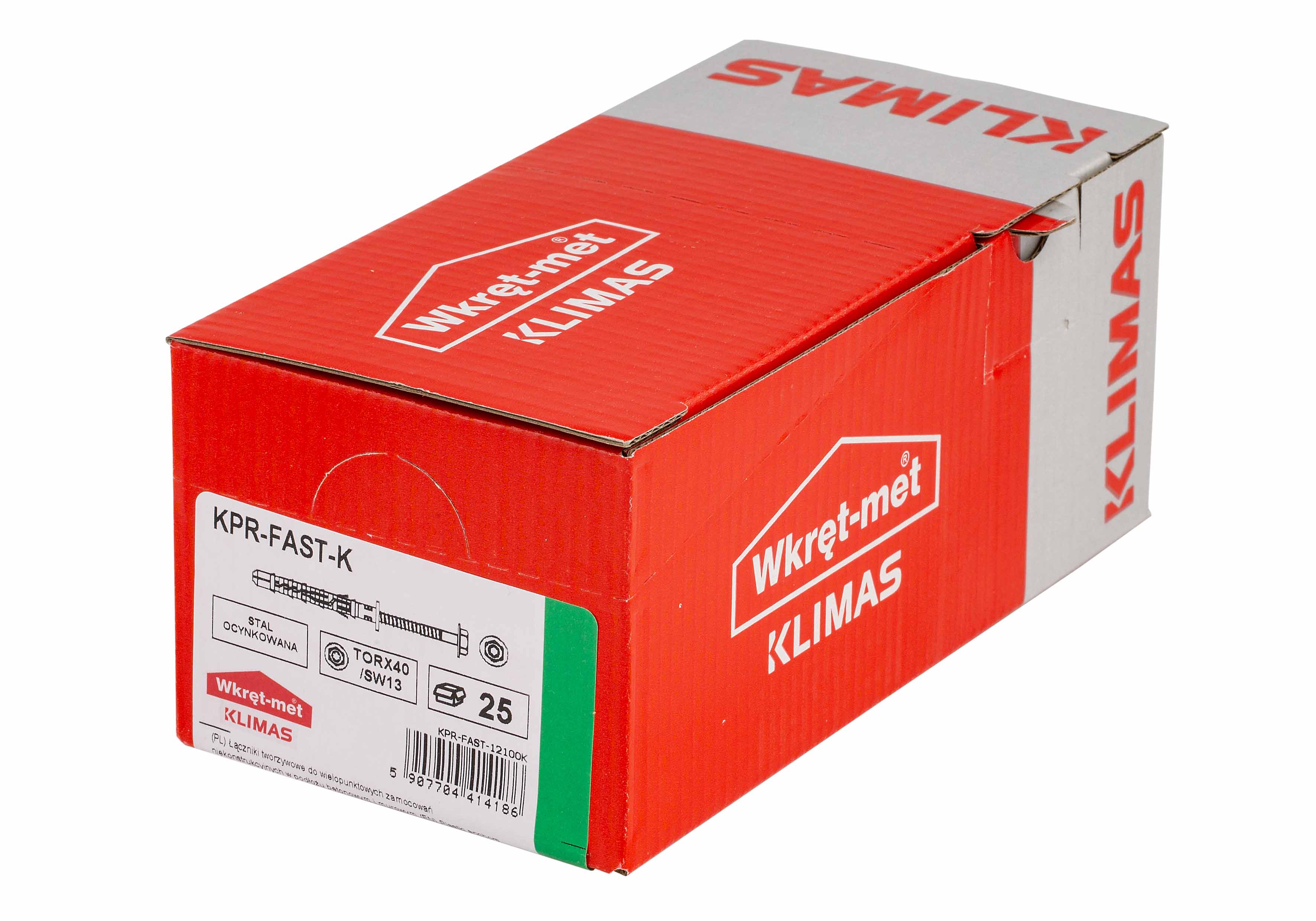 Kołek ramowy rozporowy 12x100 mm (25 szt.) 1