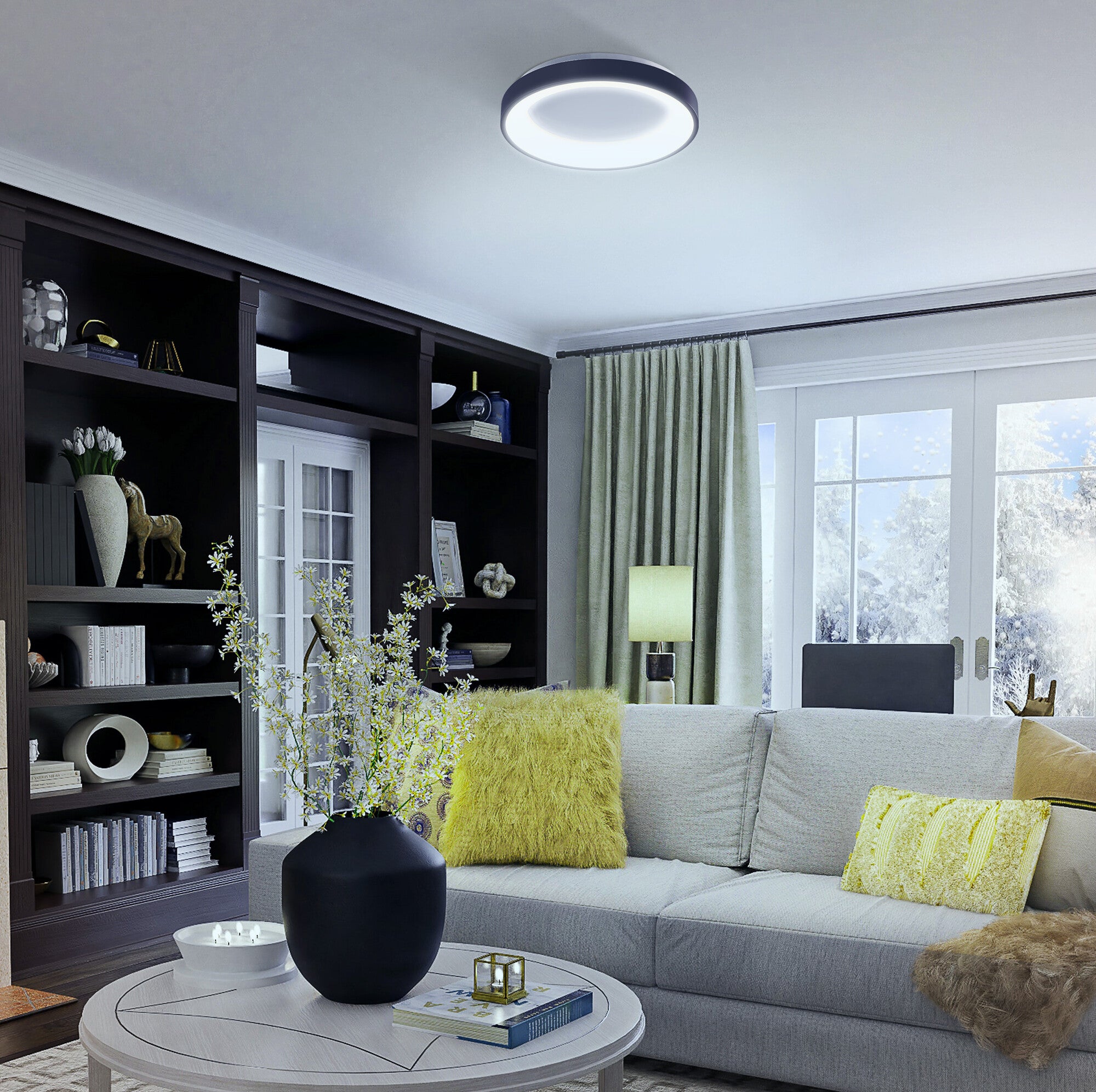 Plafon LED Edge 72W 4700lm 2700-6000K IP20 czarny 3