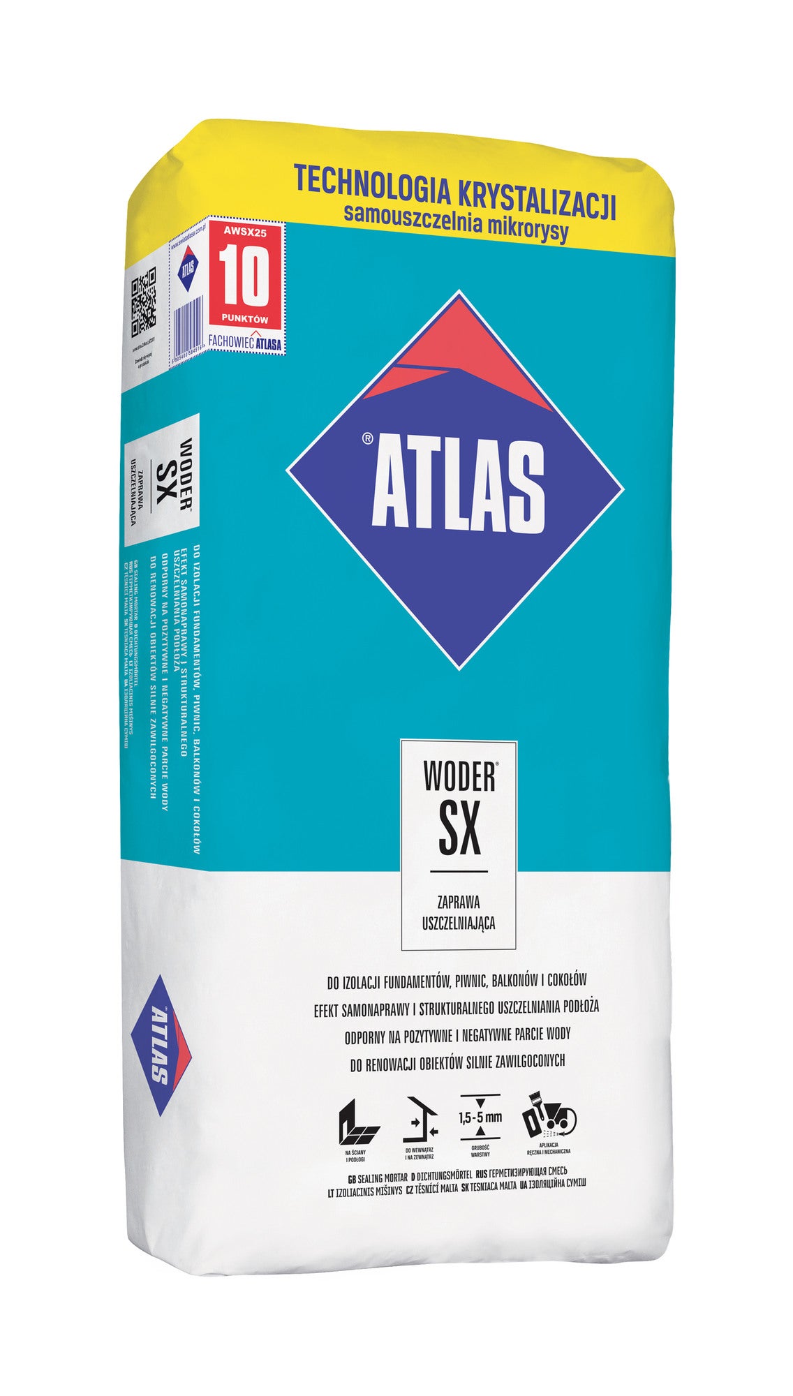 Atlas Woder SX zaprawa uszczelniająca 25 kg 2
