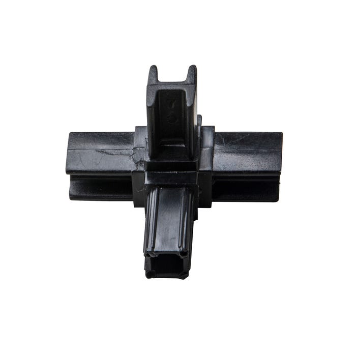 Łącznik X do RC20 czarny (20x20x1.2mm)