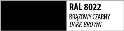Spray Lakier akrylowy Ambro-Sol brązowy czarny RAL8022 400ml 1