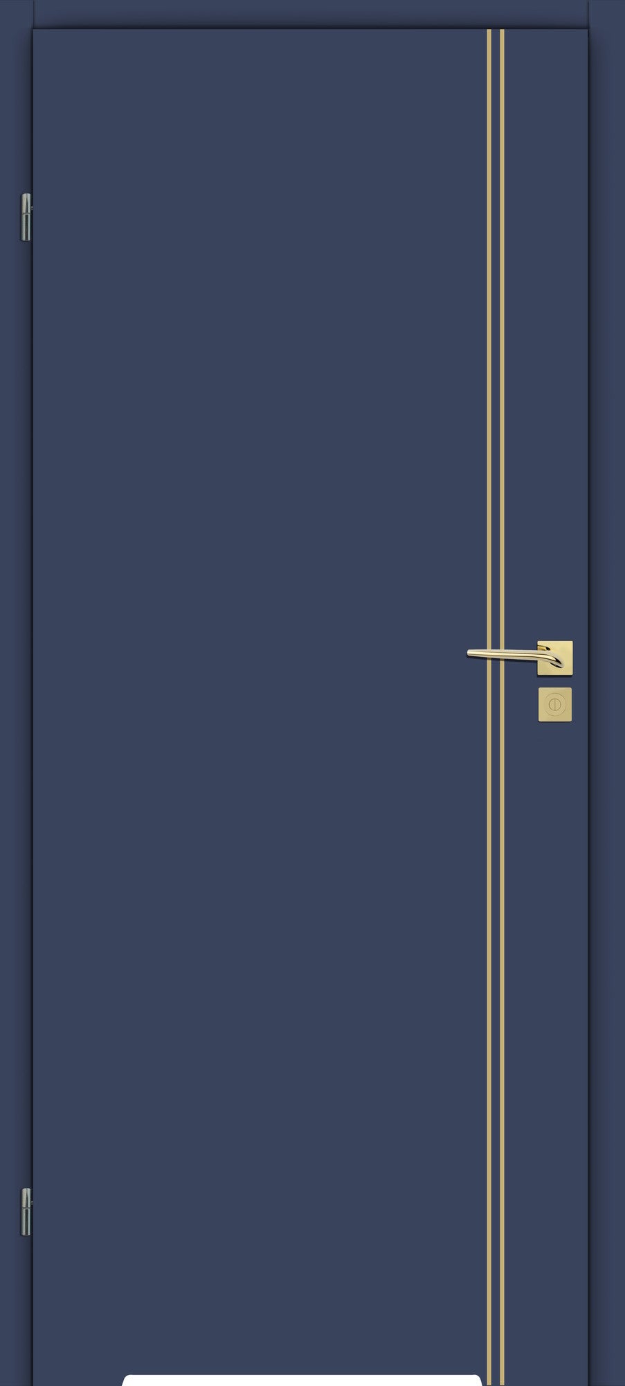 Skrzydło łazienkowe Intarsja 20 90 lewe ciemny granat