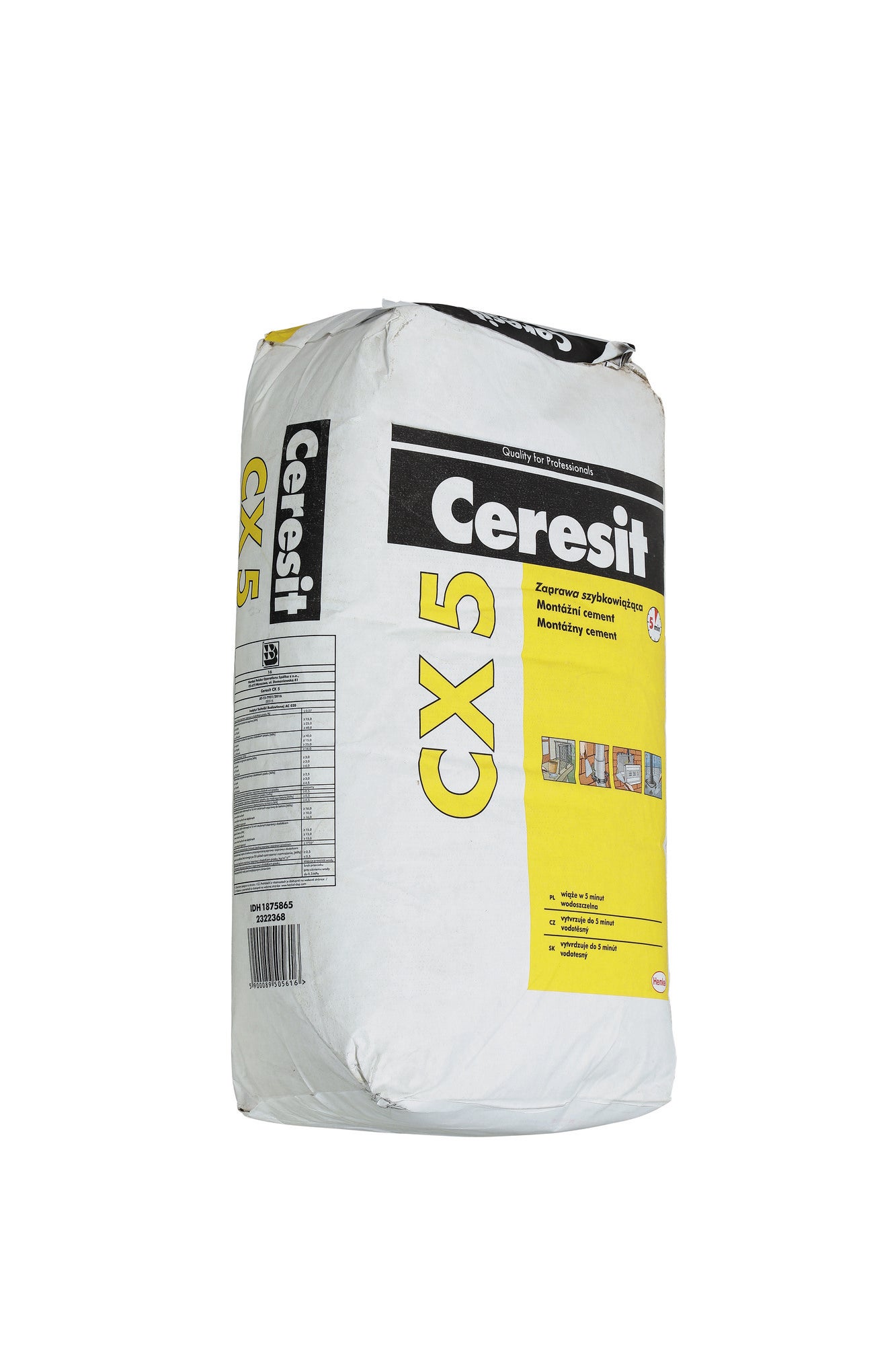 Zaprawa montażowa Ceresit CX5 20 kg, szybkowiążąca 1