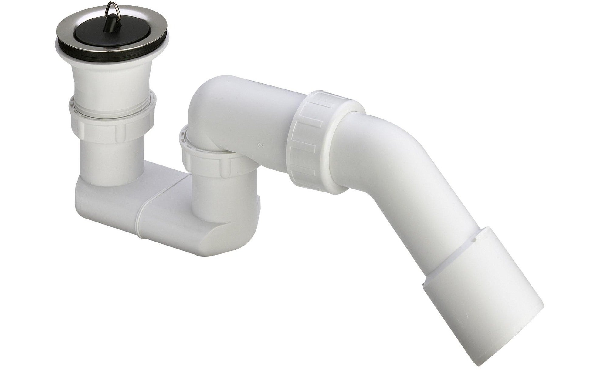 Syfon brodzikowy z korkiem metalowym 1 1/2"x40-50 mm 1