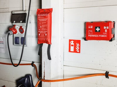 Koc gaśniczy szklany 1,2x1,8m 1