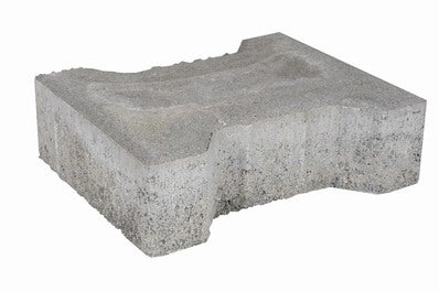 Kostka brukowa BaumaBrick Podwójne T szara gr. 6 cm gładka wym.165x20 cm 0