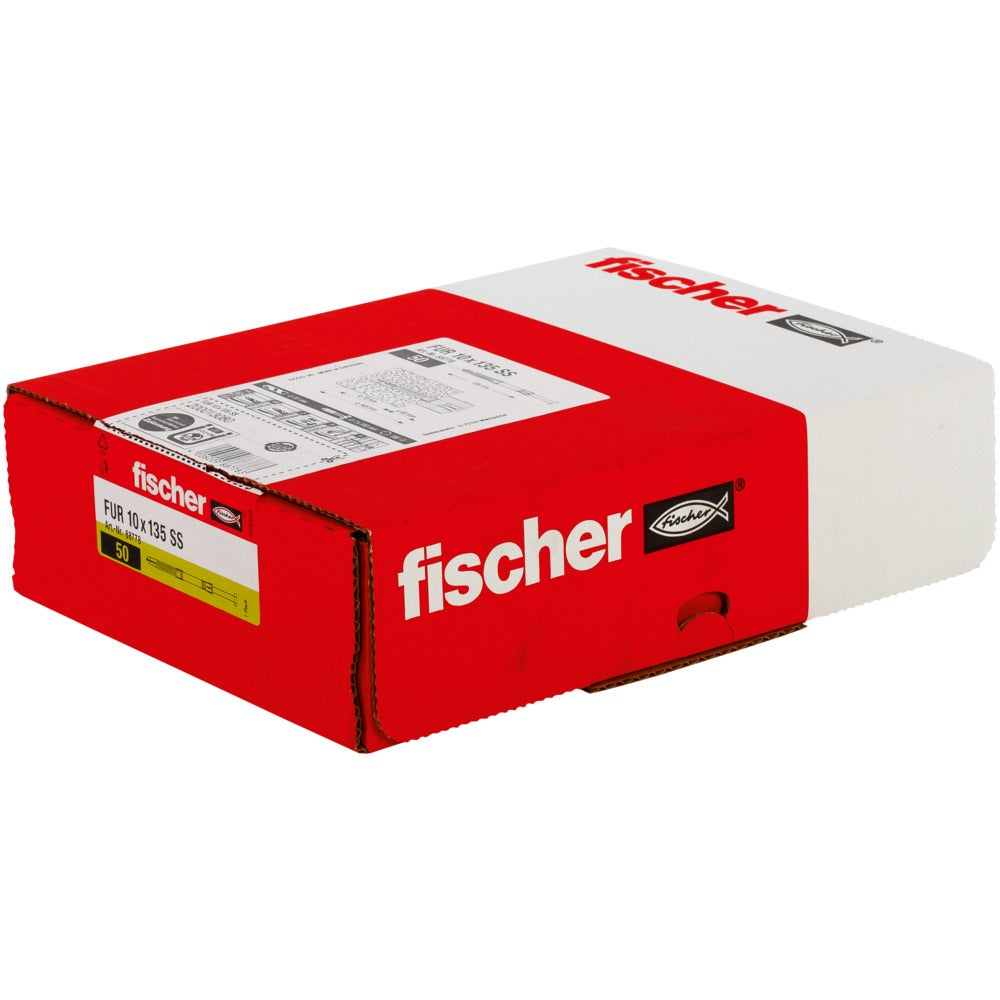 Kołek uniwersalny ramowy FUR 10x135 SS (50 szt.) 1