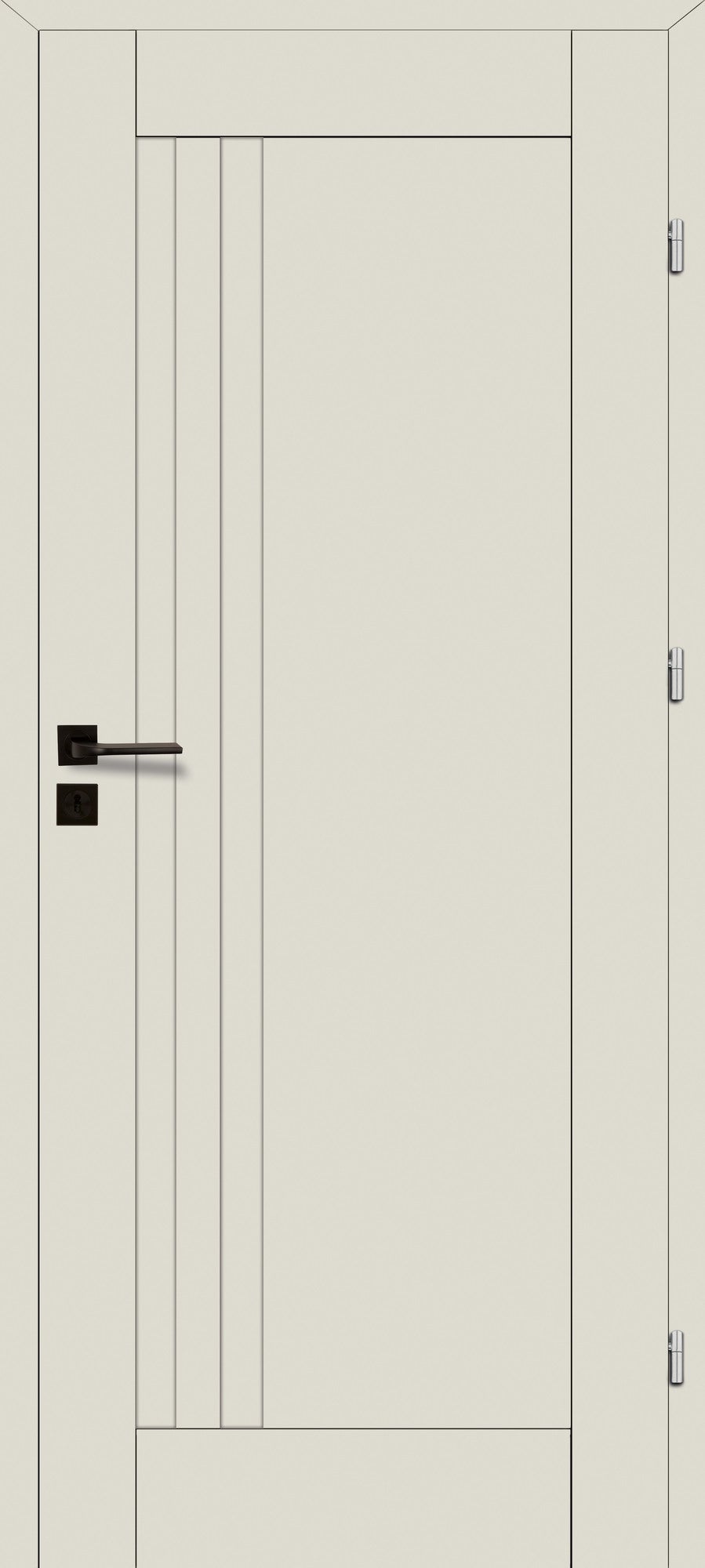 Skrzydło pokojowe Evi 20 90 prawe grau