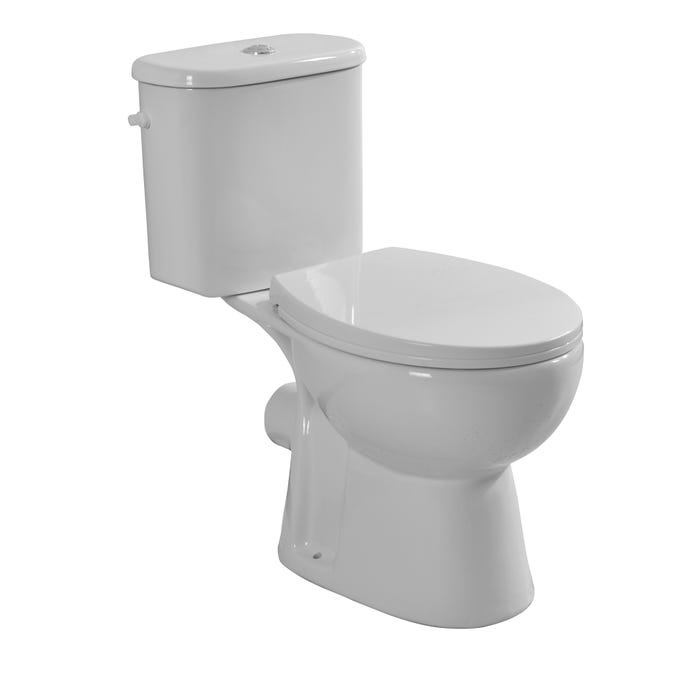 WC kompakt Aveeo Trefl biały