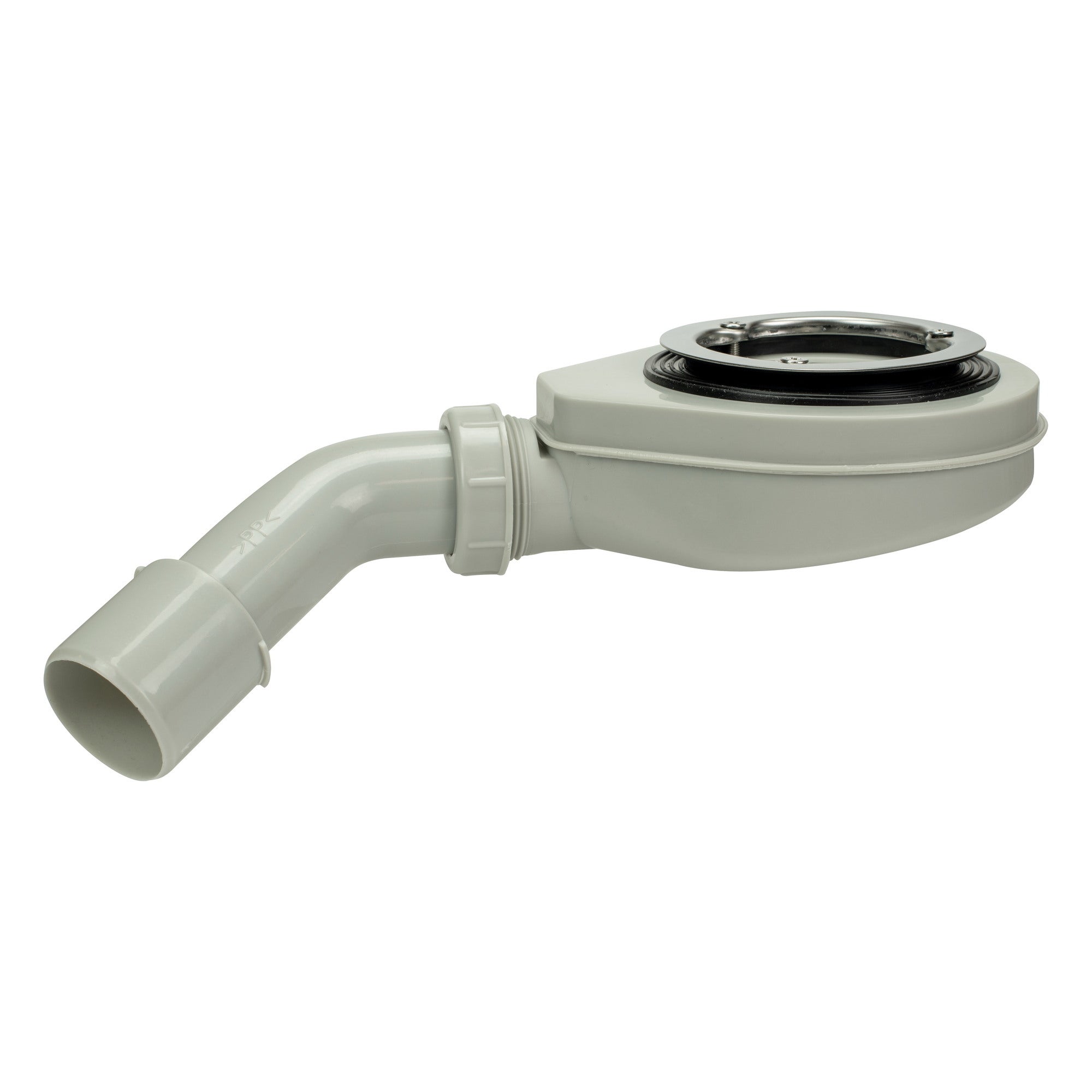 Syfon brodzikowy fi 90 mm, chrom/czarny 4