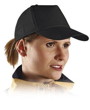 Czapka drelichowa czarna 0