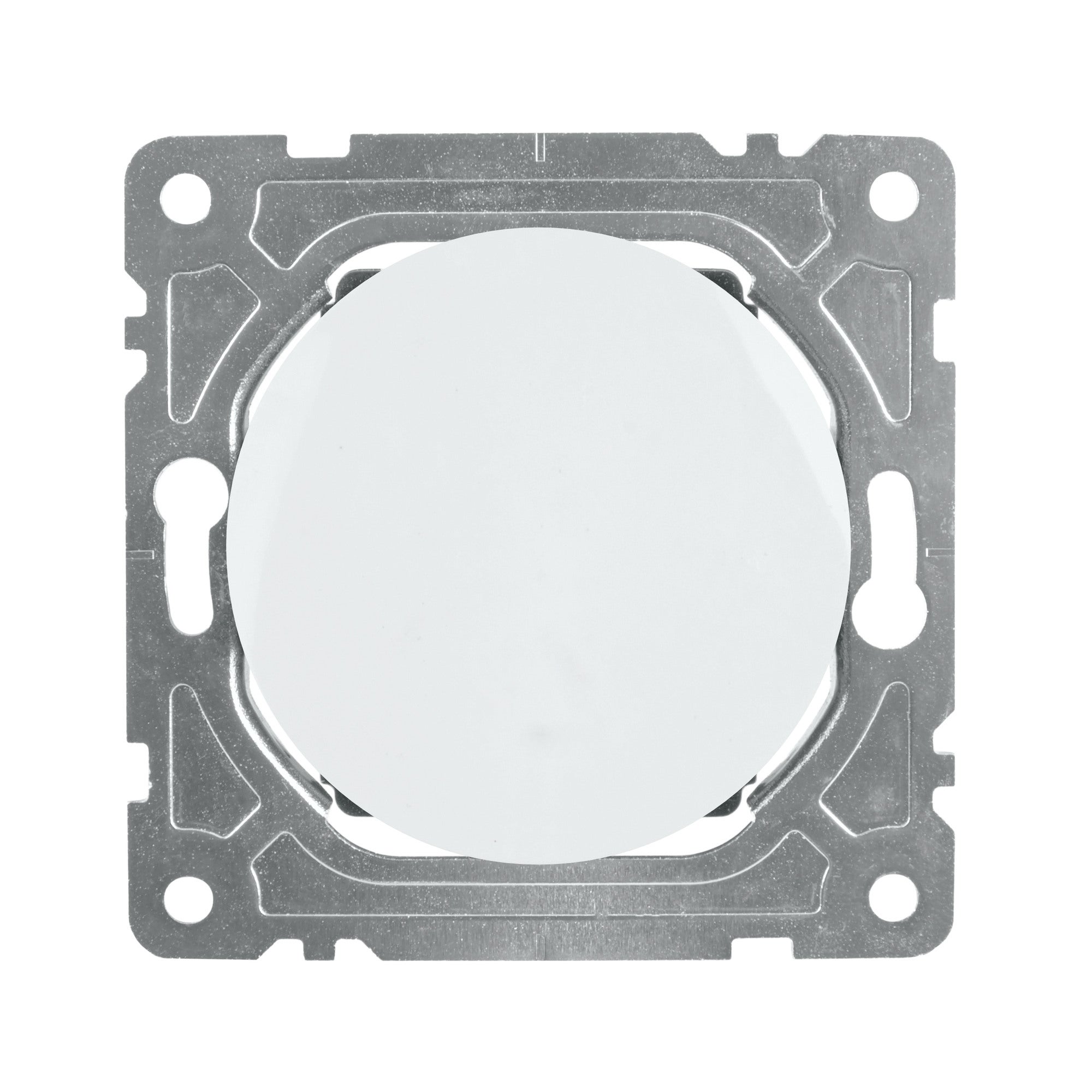 Oval biały łącznik krzyżowy