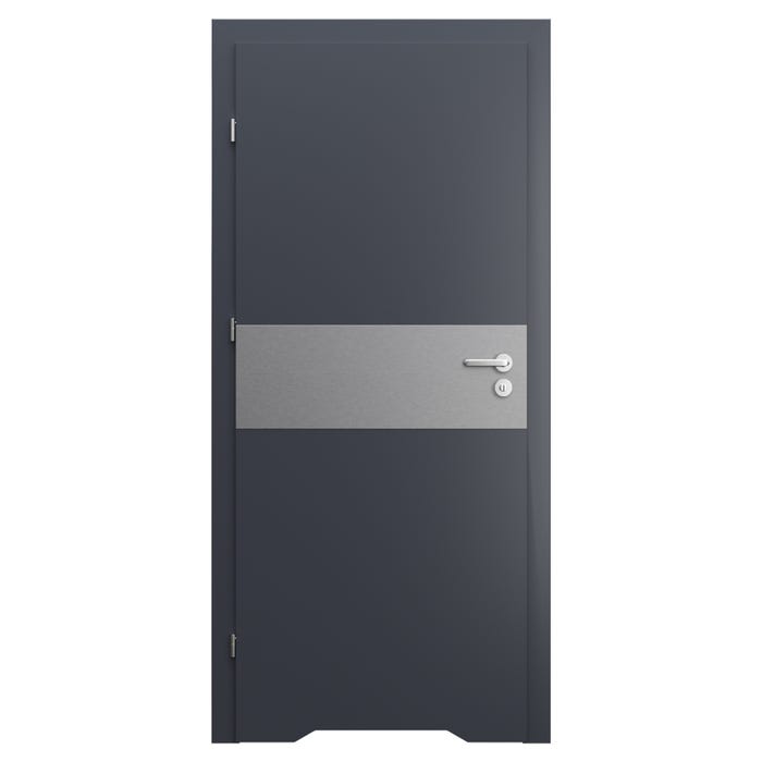 Skrzydło łazienkowe CPL 1.1 90 lewe antracyt